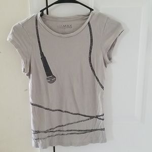 Miley Cyrus tee with microphone size small